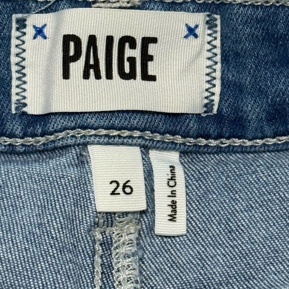 PAIGE Women's Jimmy Short Raw Cuff Mid Rise - Picture 10 of 11